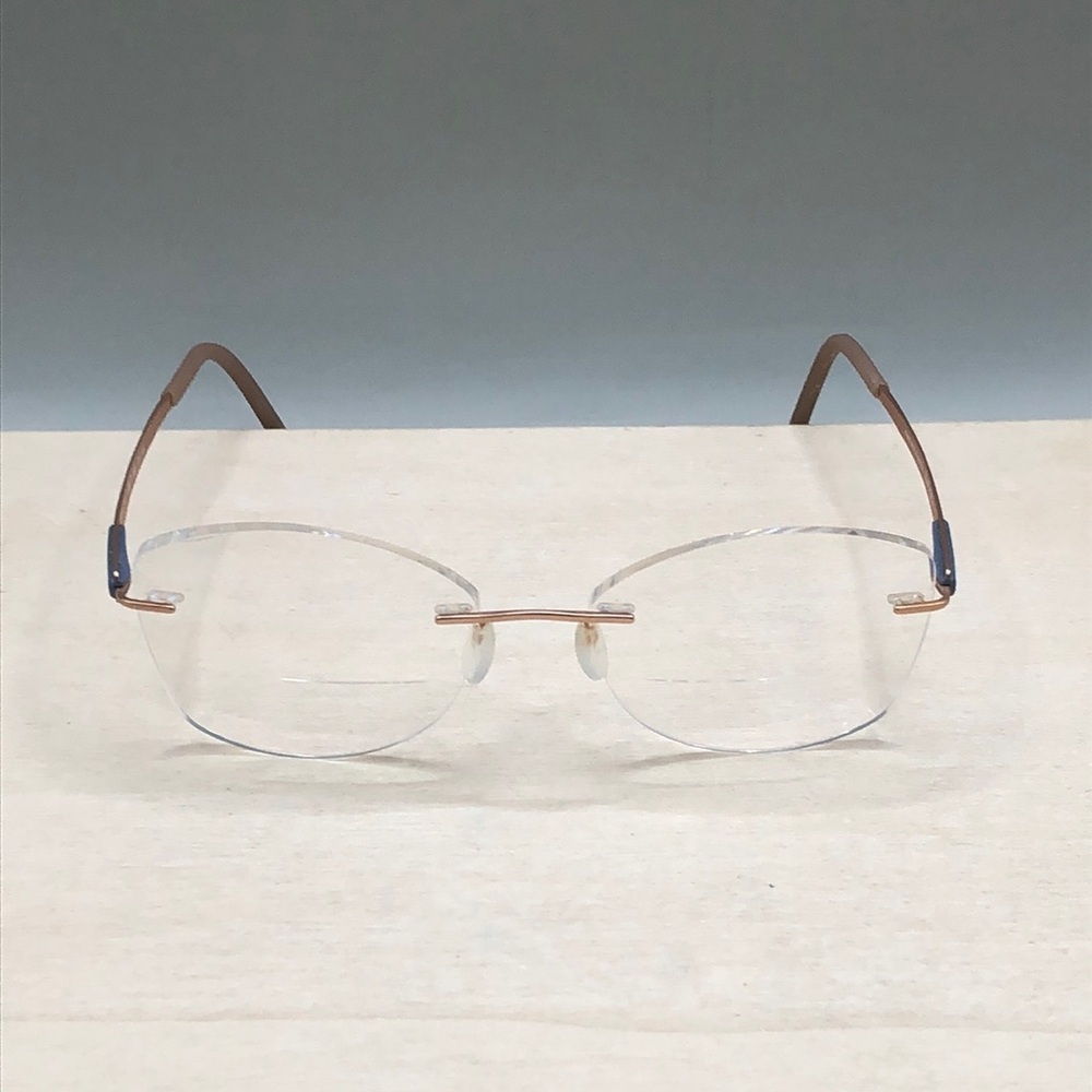 SILHOUETTE 5555 70 3530 BRONZE  - FRAMES ONLY - Titanium and SPX Rimless